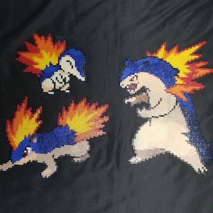 Cyndaquil Quilava and Typhlosion Decoration
