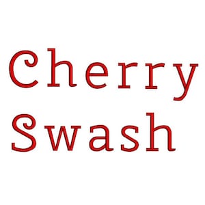Cherry Swash Script Digitized Machine Embroidery Font Upper and Lower Case -Instant Download-1,2,3 inches