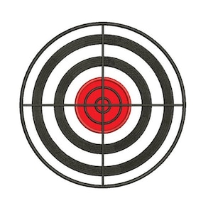Target Applique Machine Embroidery Digitized Design Pattern -instant ...