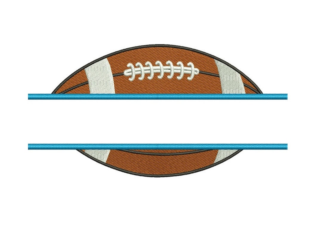 Football Split Sport Machine Embroidery Digitized Design Filled Pattern ...