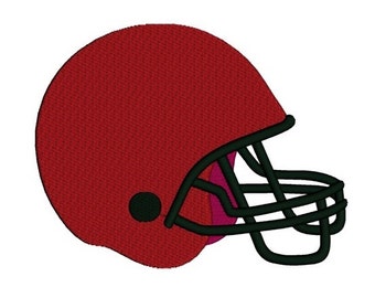 Football Helmet Machine Embroidery Design Filled – Sport Pattern (Instant Download)