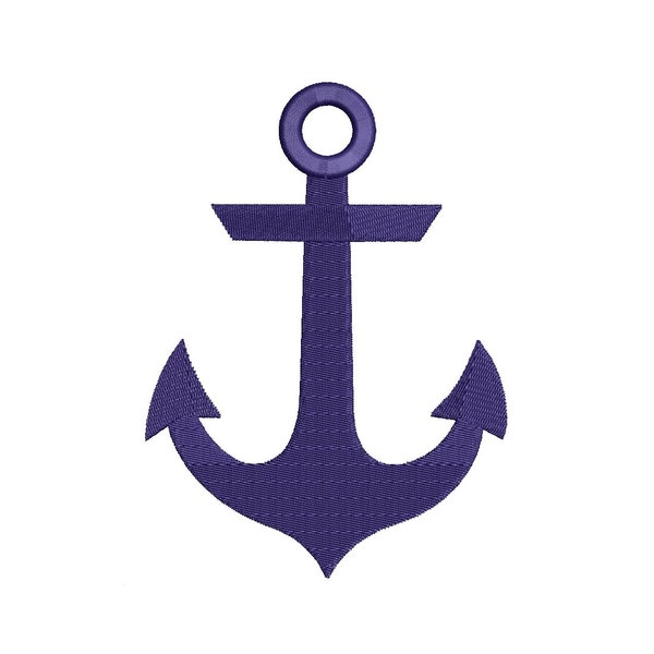 Anchor Embroidery Design Etsy