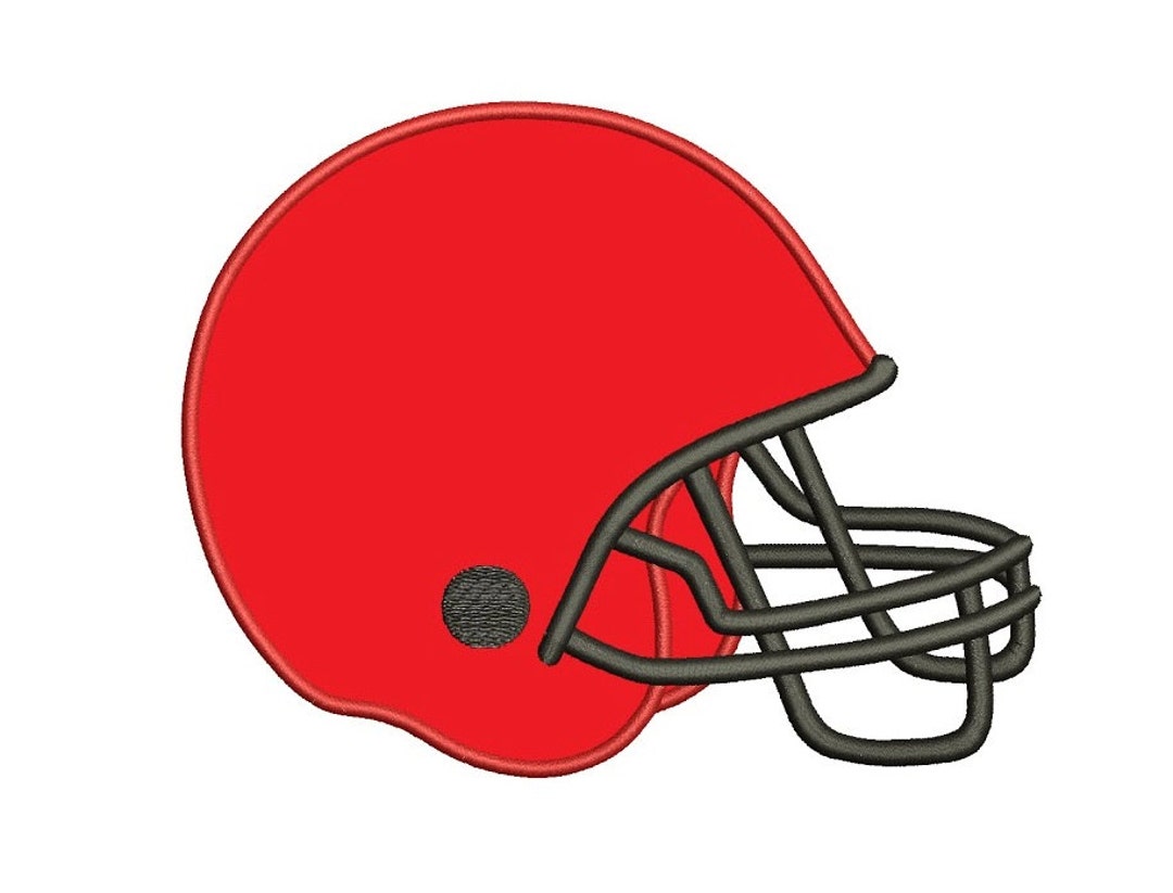 Football Helmet Applique Sport Machine Embroidery Digitized Design