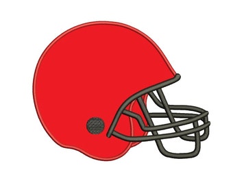 Football Helmet Applique – Sport Embroidery Design (Digital Download)