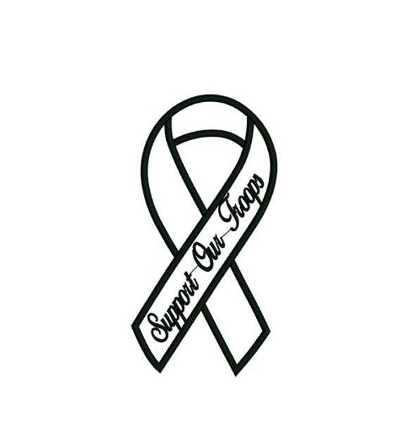 Support Ribbon Outline
