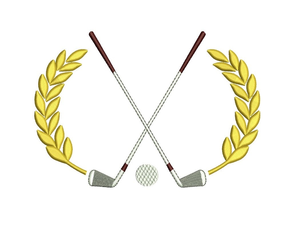 Golf Club With a Ball Machine Embroidery Digitized Design Etsy UK Golf embroidery design golf club embroidery design golf