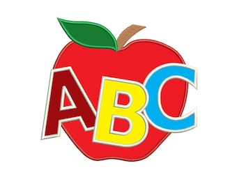 Abc Applique Etsy