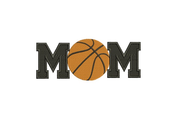 Basketball Mom Embroidery Design Machine Embroidery