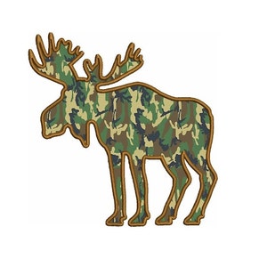 Moose Machine Embroidery Digitized Design Pattern - Instant Download Digitized Pattern -4x4 , 5x7, and 6x10 hoops