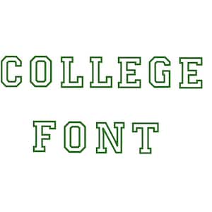 Large College Embroidery Digitized Font 4,5,6 inches (Upper Case)