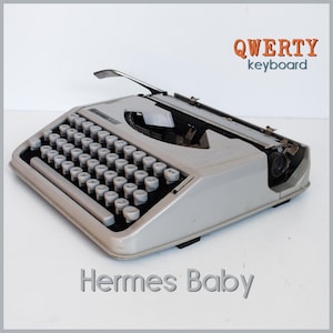 Professionally Serviced - 1970&#39;s Hermes Baby Typewriter - Fully Serviced