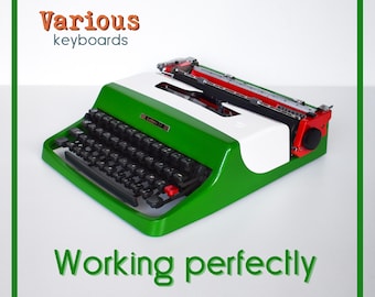 CUSTOM COLORS AVAILABLE - Custom made Olivetti Lettera 32 Typewriter - Professionally Serviced - Guaranteed Quick Delivery