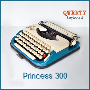 Professionally Serviced - Creme and Blue Princess 300 - Working Perfectly