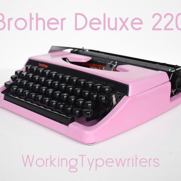 MADE TO ORDER - Professionally Serviced - Pink Brother 220 - Working Perfectly