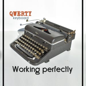 PERFECTLY WORKING Typewriter - Grey Royal Quiet Deluxe - Professionally Serviced - 1-3 Day Delivery WORLDWIDE