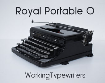 Professionally Serviced - RARE Itallic Royal Portable O - Working Perfectly