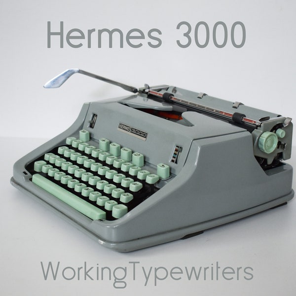 Professionally Serviced - Hermes 3000 Typewriter - Working Perfectly