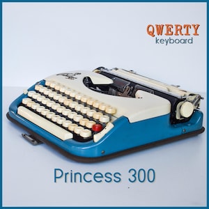 Professionally Serviced - Creme and Blue Princess 300 - Working Perfectly