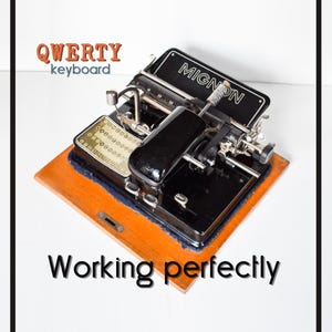 CURSIVE Typewriter - Black Mignon 4 With Five Fonts - Professionally Serviced - 1-3 Day Delivery WORLDWIDE