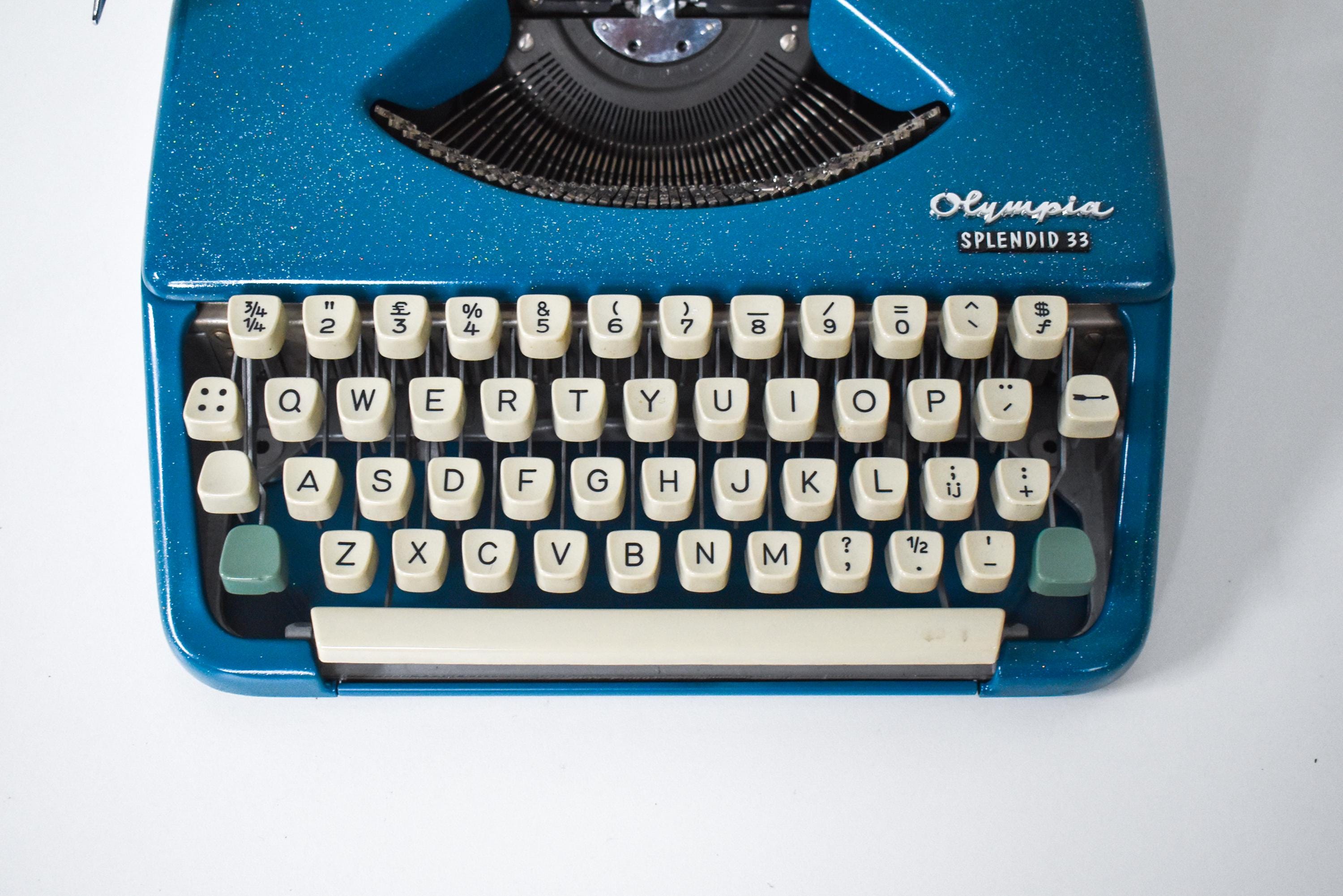 タイプライター　Olympia splendid 1～3日でお届け - Seablue Olympia Splendid 33 タイプライター - 専門
