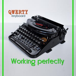 PERFECTLY WORKING Typewriter - Black Underwood Noiseless - Professionally Serviced - Quick Delivery WORLDWIDE
