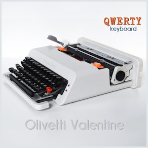 Professionell gewartete, seltene Schreibmaschine Olivetti Valentine