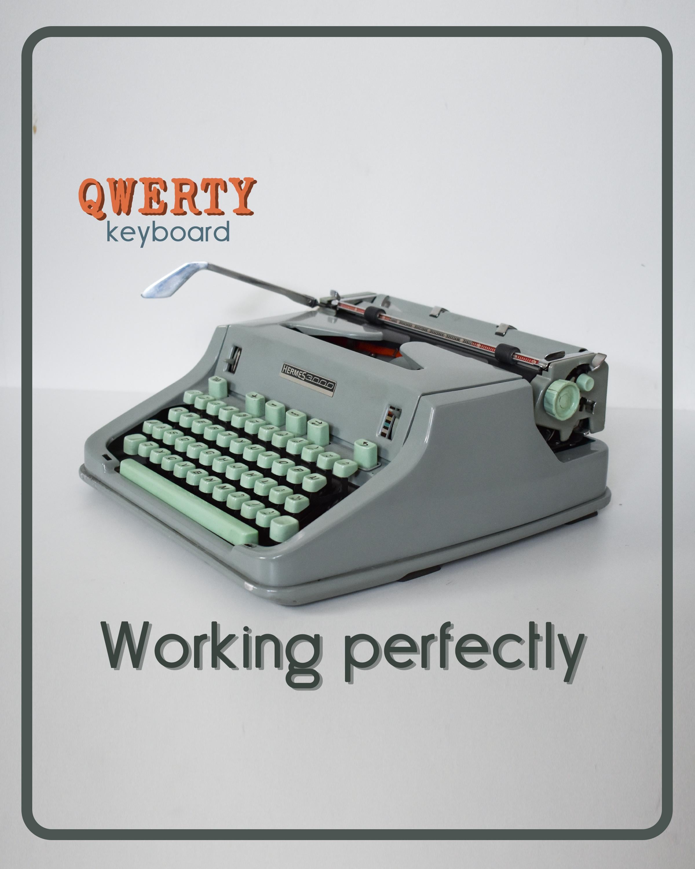 Hermes 3000 typewriter - Etsy 日本 Hermes baby タイプライター ドイツ語