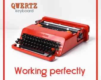 Iconic Olivetti Valentine Typewriter - Etsy