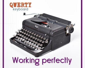 PERFECTLY WORKING Typewriter - Black Royal Quiet Deluxe - Professionally Serviced - 1-3 Day Delivery WORLDWIDE