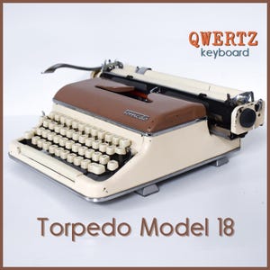 Manutenzione professionale - Macchina da scrivere Duo Tone Torpedo 18 - Perfettamente funzionante