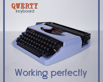 CUSTOM COLORS AVAILABLE - Lavender Brother 220 Typewriter - Professionally Serviced - Guaranteed Quick Delivery