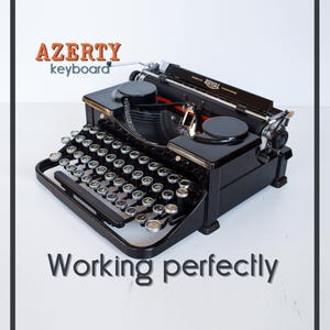 PERFECTLY WORKING Typewriter - Black Royal Portable P - Professionally Serviced - 1-3 Day Delivery WORLDWIDE