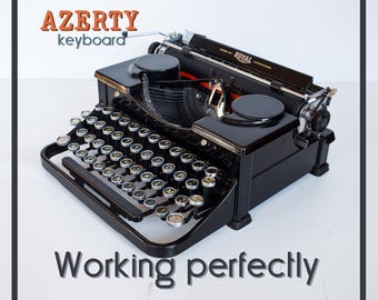 PERFECTLY WORKING Typewriter - Black Royal Portable P - Professionally Serviced - 1-3 Day Delivery WORLDWIDE