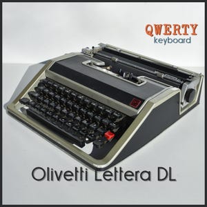 Professionally Serviced - Olivetti Lettera DL Typewriter - Working Perfectly