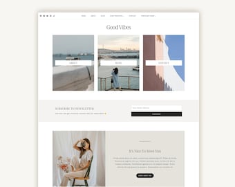 Kadence Child Theme for WordPress - Lifestyle & Travel Bloggers - SEO Optimized, Customizable, Mobile-Responsive Blog Template - Goodvibes