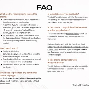 Food Blog WordPress Theme - Kadence Child Theme for Recipes & Food Blogging - WooCommerce Ready - Mobile Responsive image 8