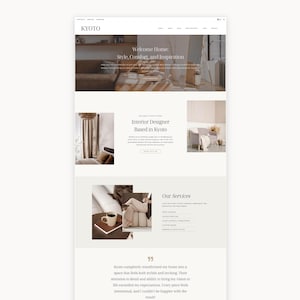 WordPress-Theme für Blogger im Bereich Wohndekoration & Inneneinrichtung – WordPress-Theme für Coaches, Agenturen, Shops – Kadence Child-Theme – Kyoto