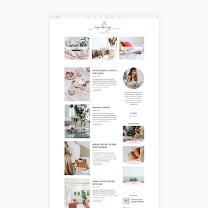 Tema feminino do WordPress para blogueiras de estilo de vida - Rosemary