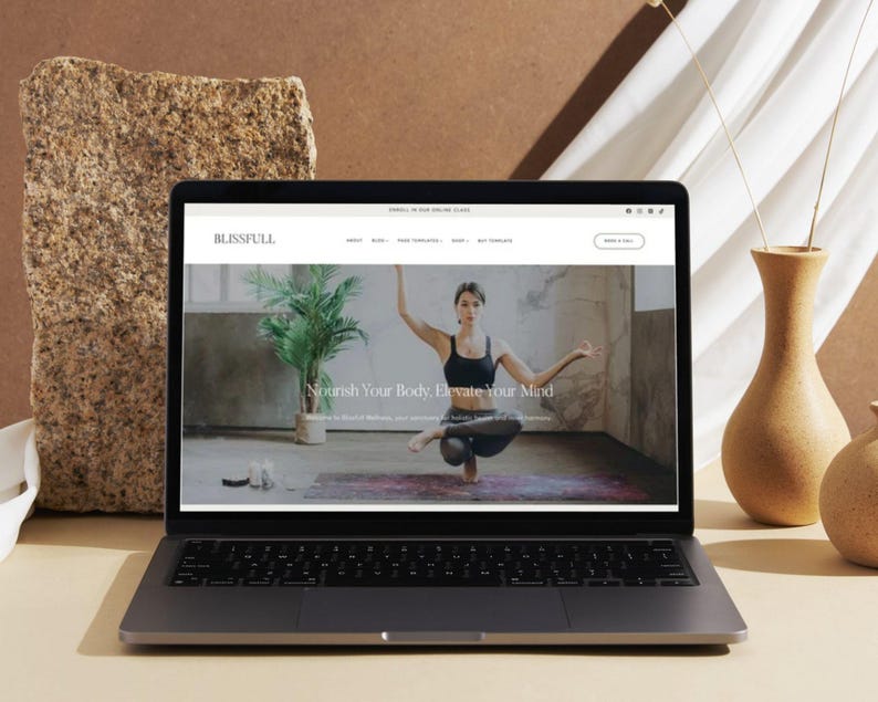 Thème WordPress pour le bien-être, les instructeurs de yoga, les blogueurs sur la santé, les coachs et les agences - Thème Kadence Child - Blissfull image 6
