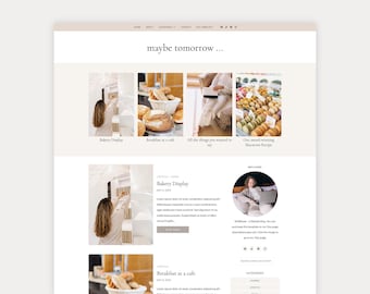 Minimalist Blogspot Theme for Faith or Book Bloggers | Modern & SEO Friendly Design