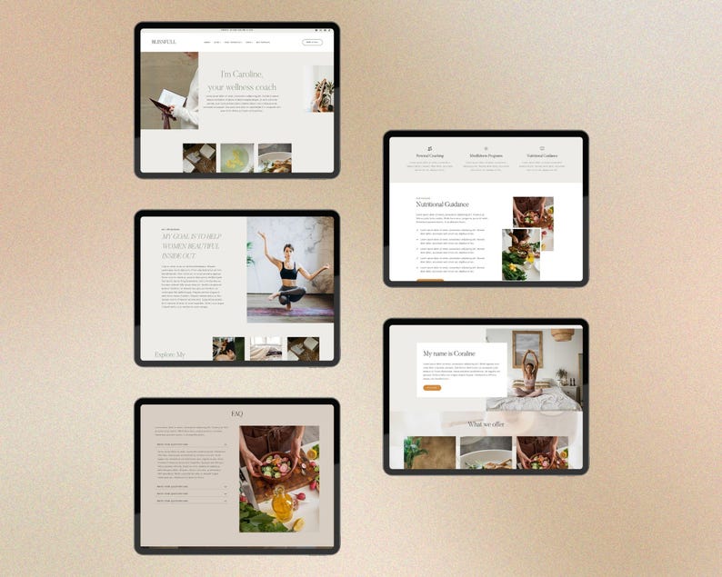 Thème WordPress pour le bien-être, les instructeurs de yoga, les blogueurs sur la santé, les coachs et les agences - Thème Kadence Child - Blissfull image 4