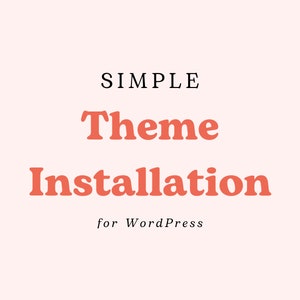 Theme Installation for Wordpress image 1