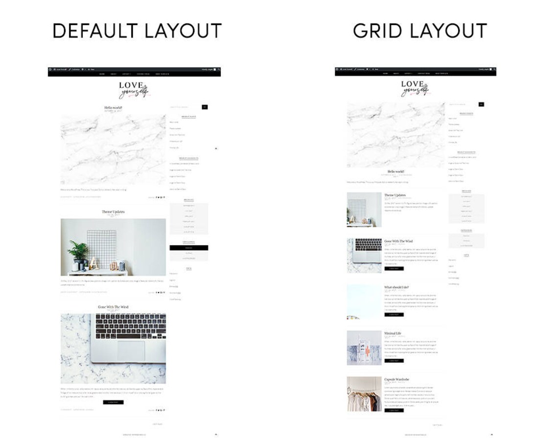 Wordpress Theme Responsive Wordpress Template Lifestyle Etsy