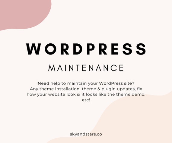 WordPress maintenance, Website development, Fix wordpress site, website maintenance, coding help, programmer, development