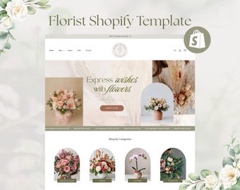 Florist Shopify Theme – Modern Minimalist Theme for Florists & Small Business Shops