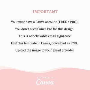 Email Signature Template, Canva email Signature,Email Marketing Signature Template, Branding Kit, Professional Email Signature YOON image 5