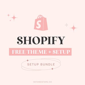 Shopify Full Website Setup and Free Shopify Theme | Easy Shopify Store Launch
