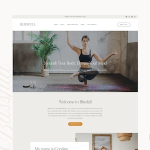 WordPress Theme für Wellness, Yoga-Lehrer, Gesundheits-Blogger, Coaches & Agendenzen – Kadence Child Theme – Blissfull