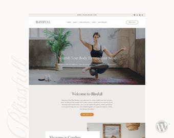WordPress-thema voor wellness, yogadocenten, gezondheidsbloggers, coaches en bureaus - Kadence Child-thema - Blissfull