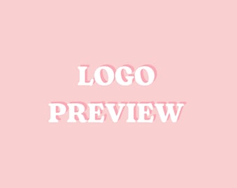 Logo Preview, Logo Design, Premade logo by SkyandStars